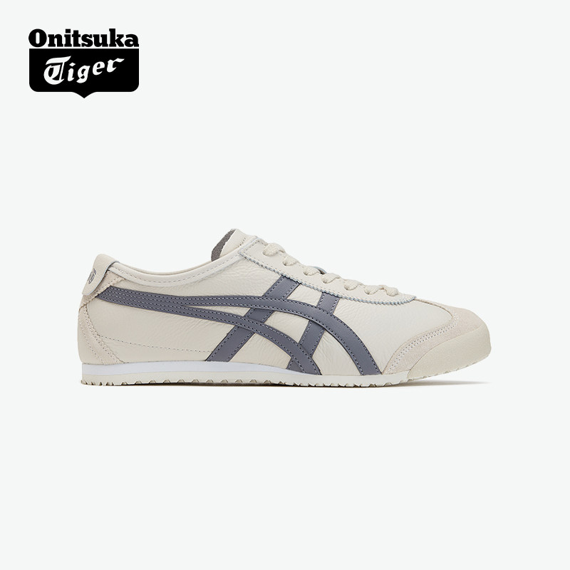 Onitsuka Tiger鬼塚虎官方MEXICO66男女款休闲复古小白鞋1183A201