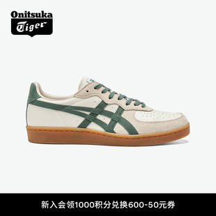 经典 时尚 Onitsuka 米白绿色冬季 休闲板鞋 Tiger鬼塚虎GSM男女款