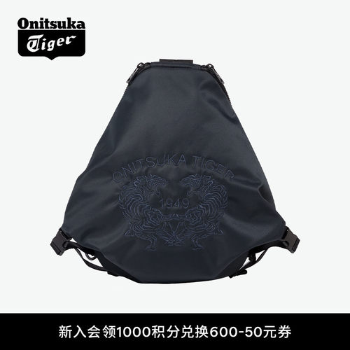 鬼塚虎简约通勤轻便休闲单肩挎包