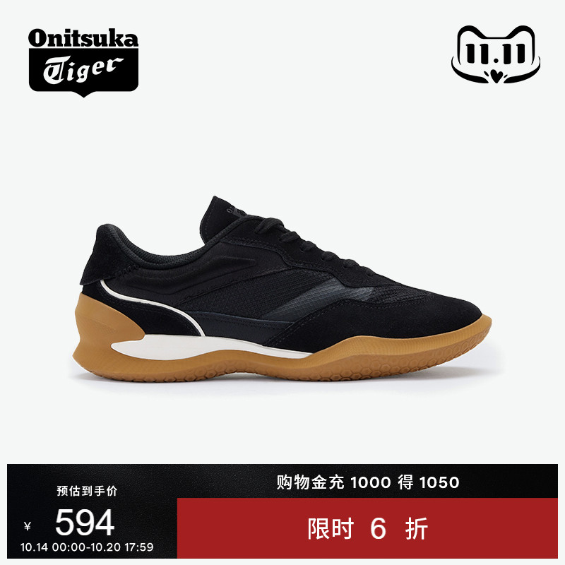 鬼塚虎SP-VI黑色男女运动休闲鞋