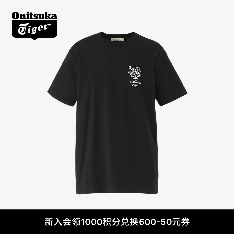 鬼塚虎复古休闲上衣短袖T恤衫