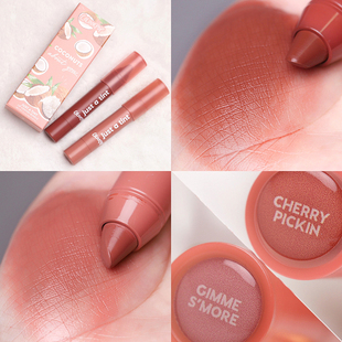 Colourpop卡拉泡泡水果蜡笔口红唇膏笔 just a tint 樱桃椰子蜜桃