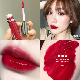 清仓现货KIKO  latex shine唇釉丰唇持久 10浆果色 3D唇釉16