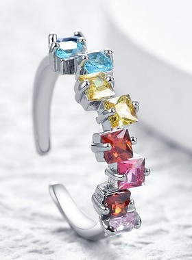 日韩时尚简约巴洛克可调节锆石