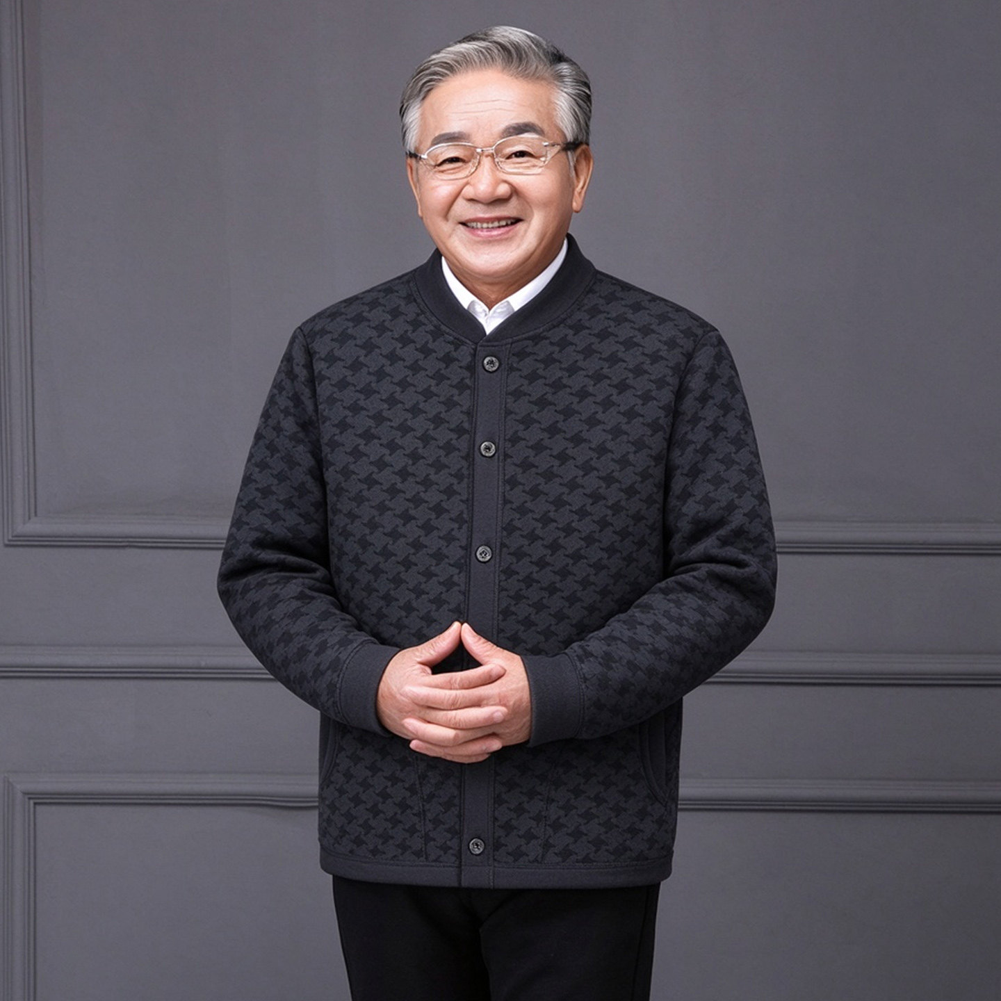 加绒加厚保暖棉衣秋冬季