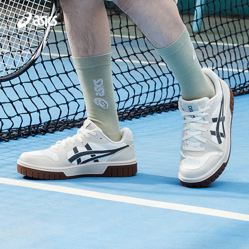 ASICS亚瑟士官方正品男女COURT MZ系列运动情侣板鞋
