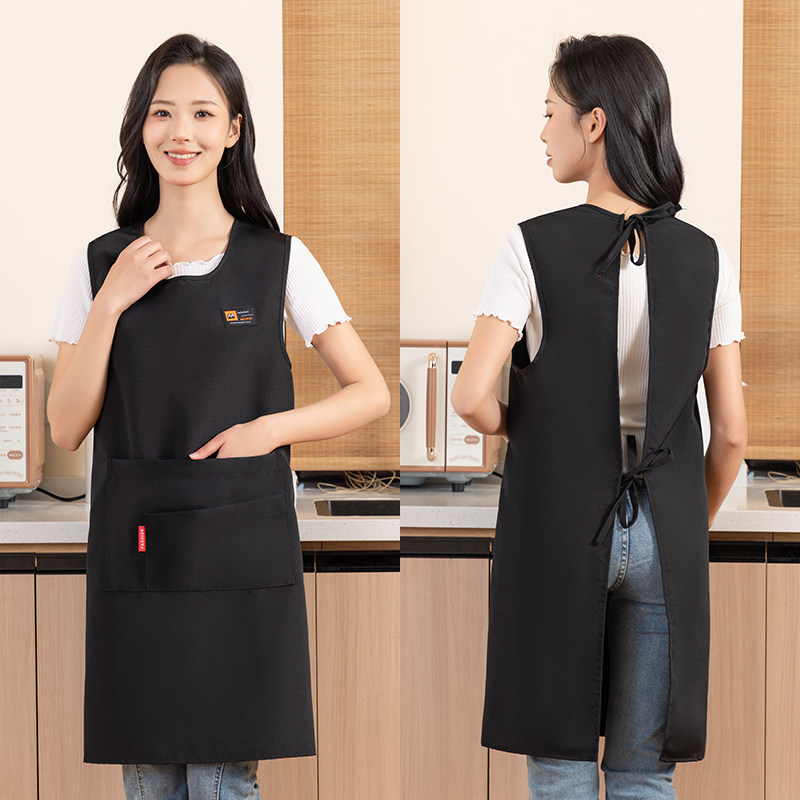 围裙家用厨房防水防油餐饮专用无袖帆布时尚透气大人坎肩工作服女,家庭/个人清洁工具,围裙,淘宝优惠券,粉丝福利购,淘宝优惠卷