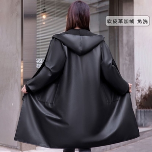 加长加肥皮围裙加绒防水防油免洗厨房家用干活长袖 罩衣工作服耐脏