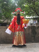 财神服装 财神爷服装 衣服全套成人男女年会开业庆典迎新年演出服装