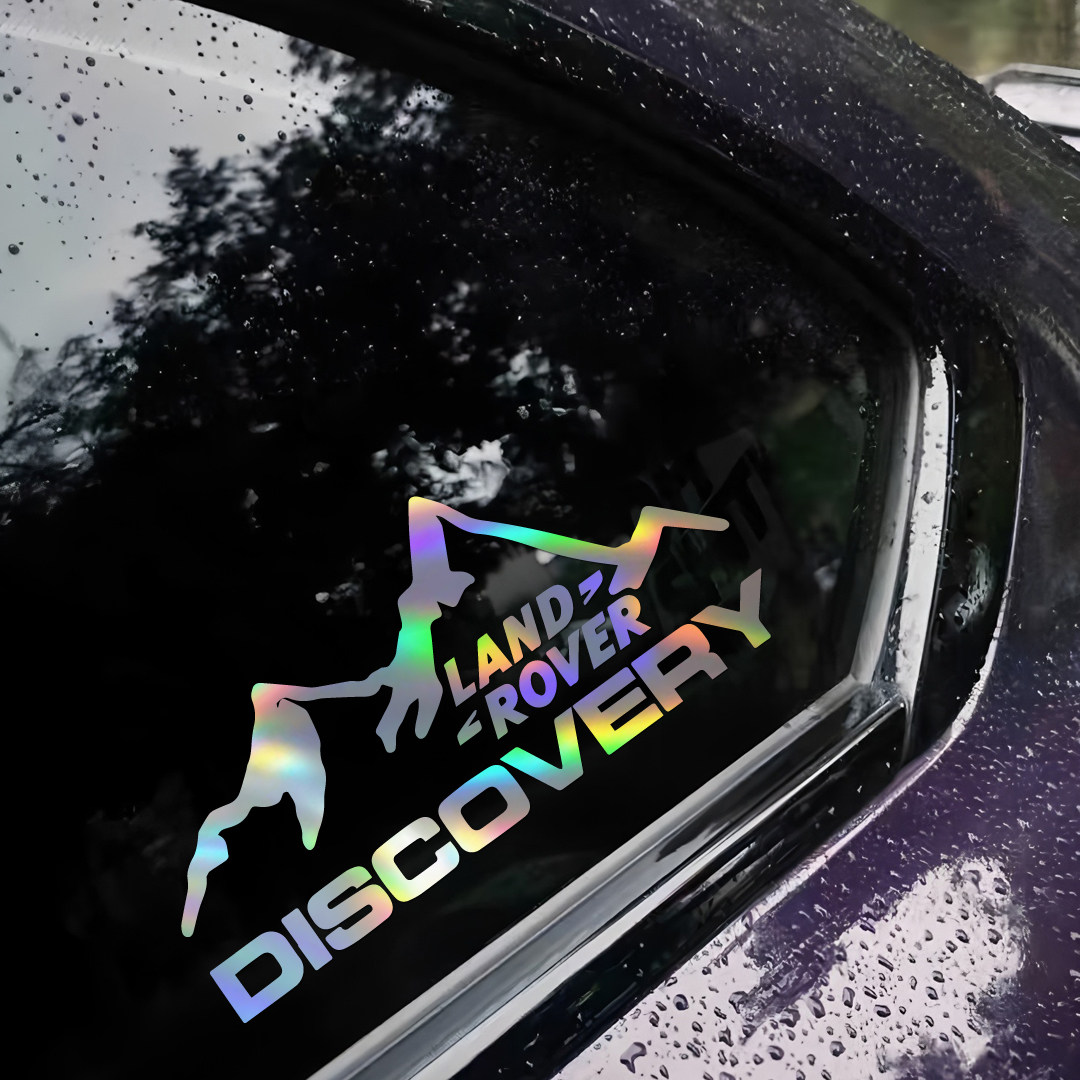 LAND ROVER 山峰标识贴纸 自驾穿越车尾玻璃 SUV 户外个性车贴