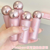 皮可熊pinkbear贴贴泥轻雾持色唇泥唇釉糖光口红黄油小熊固体唇蜜