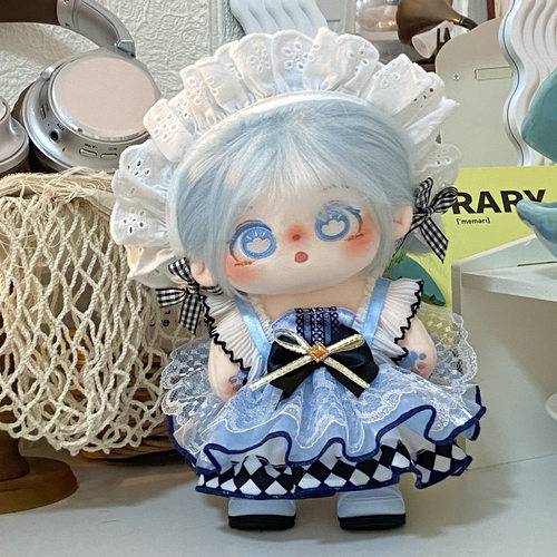 棉花娃娃衣服20cm无属性娃衣爱丽丝浪人手作娃衣明星玩偶衣服套装