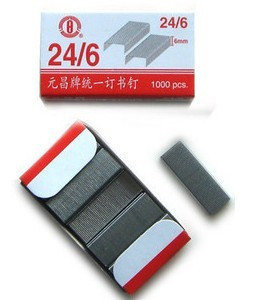 上海元昌牌24/6订书针 统一订书钉 12号订书钉 6MM订书针