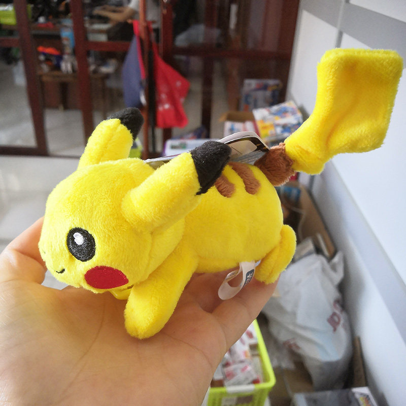 TOMY Domecq Pokemon Po Ke lovely Plush pocket Doll Pack Pendant Pikachu dollin the Toy/Childs/Puzzle/Building block/Model , Plush Fabric Toys  category - from Buy2taobao.com to provide professional Taobao agent buy service