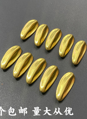 纯铜实心鎏金瓜子花生寓意发子发孙复古家居工艺国风摆件五个包邮