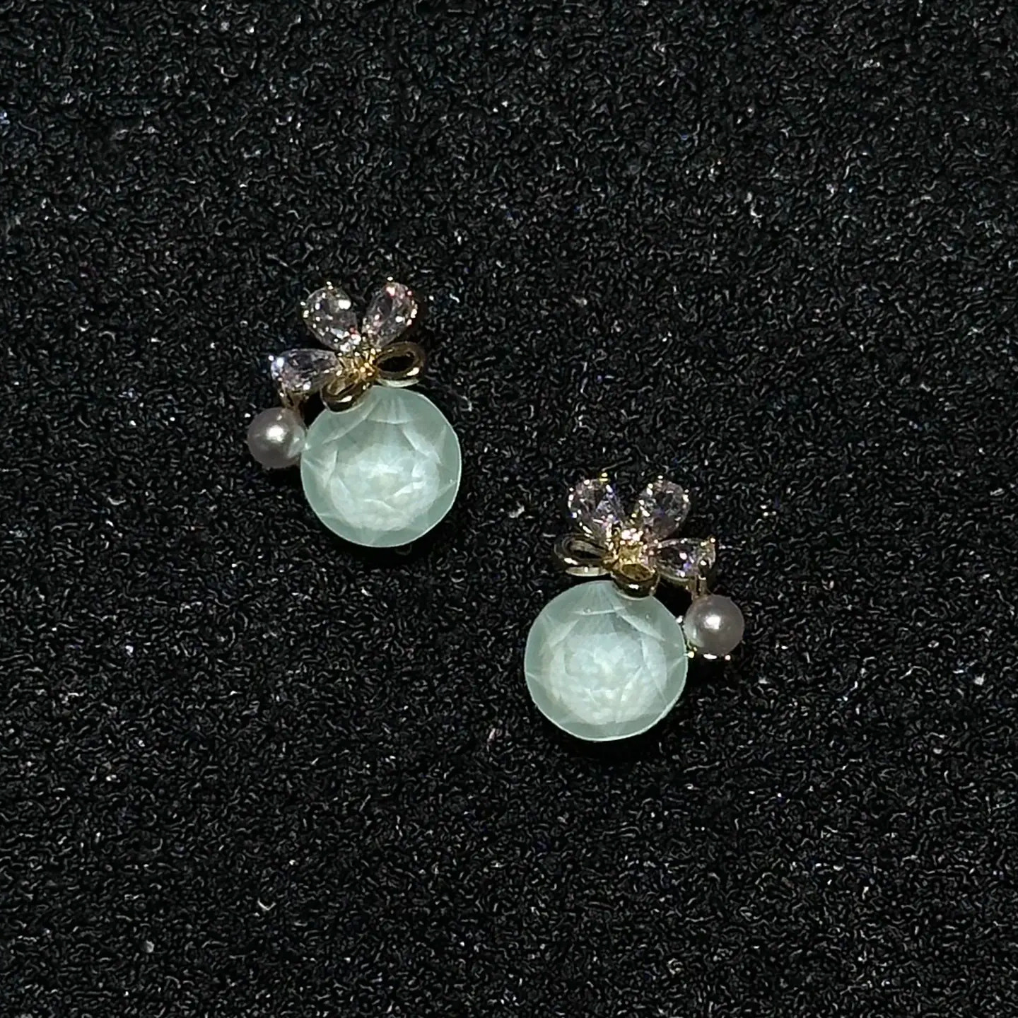 甜酷猫咪星星多件套耳钉简约精致通勤百搭珍珠装饰品花朵时尚甜美
