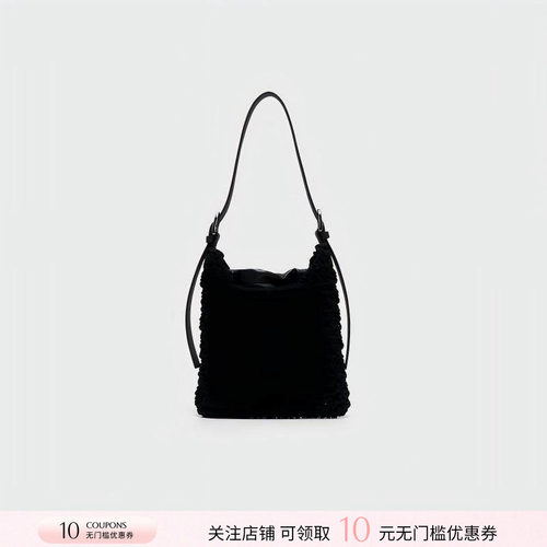 LOST IN ECHO 26新品大/中度假感重手工编织包/流苏tote单肩包