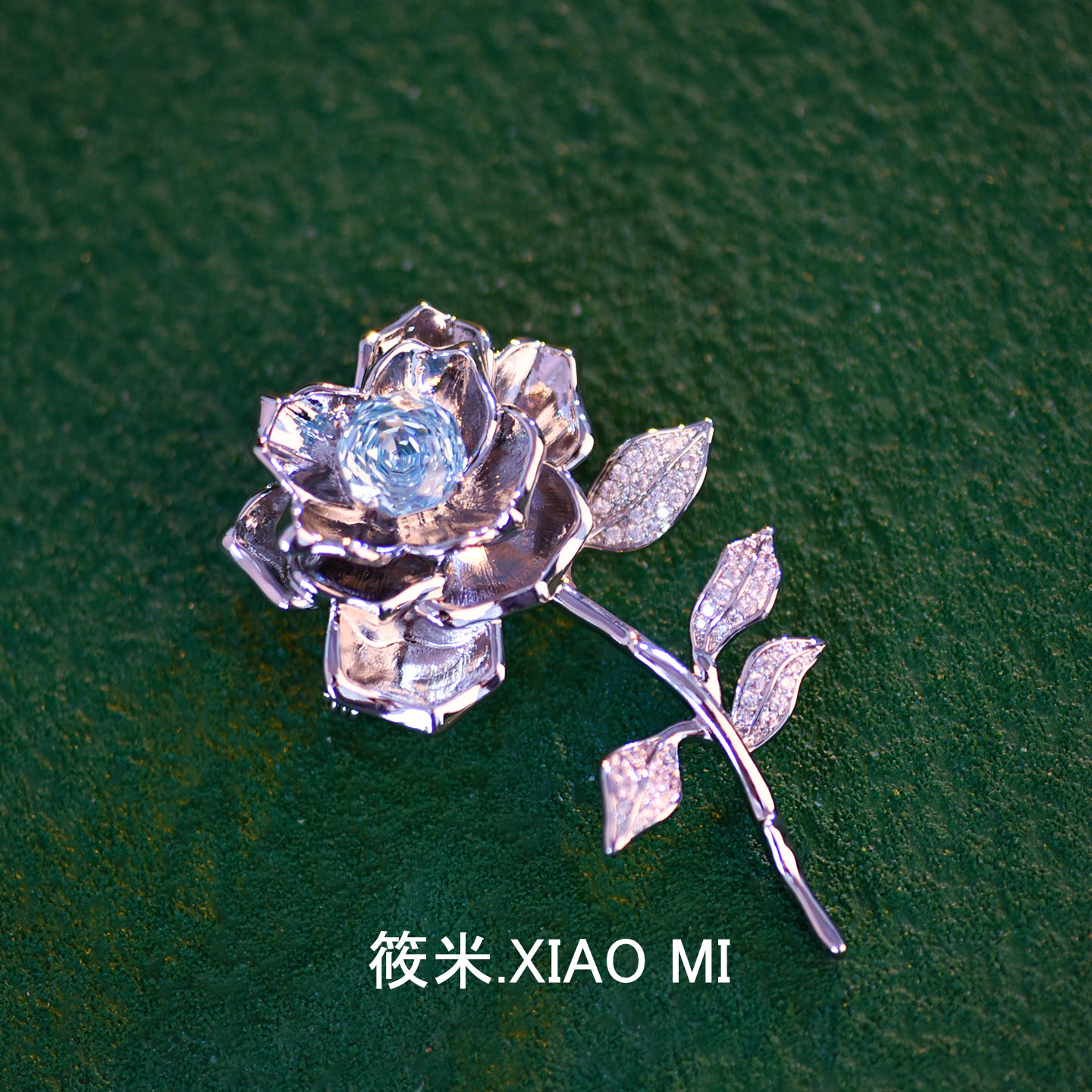 《水晶魔法》玫瑰花别针唯美花朵胸针高级感西装配饰礼服饰品礼物