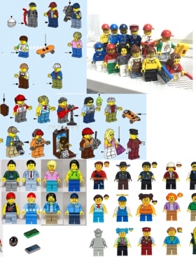 乐高 LEGO 人仔 60097 60200 60233 60257 60258 60271 人仔套装