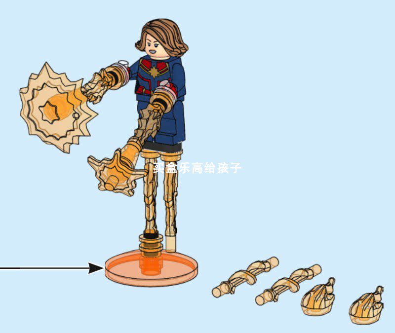 乐高 lego 人仔 76127  76131 sh555 惊奇队长 全新正品