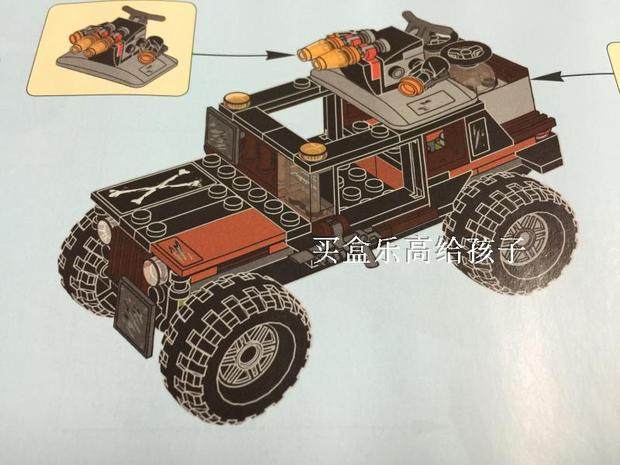 乐高 lego 杀肉 76050 净吉普车 不含人仔 全新正品