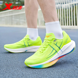 轻便专业训练跑步鞋 特步360X2.0碳板马拉松跑鞋 男耐磨竞速运动鞋