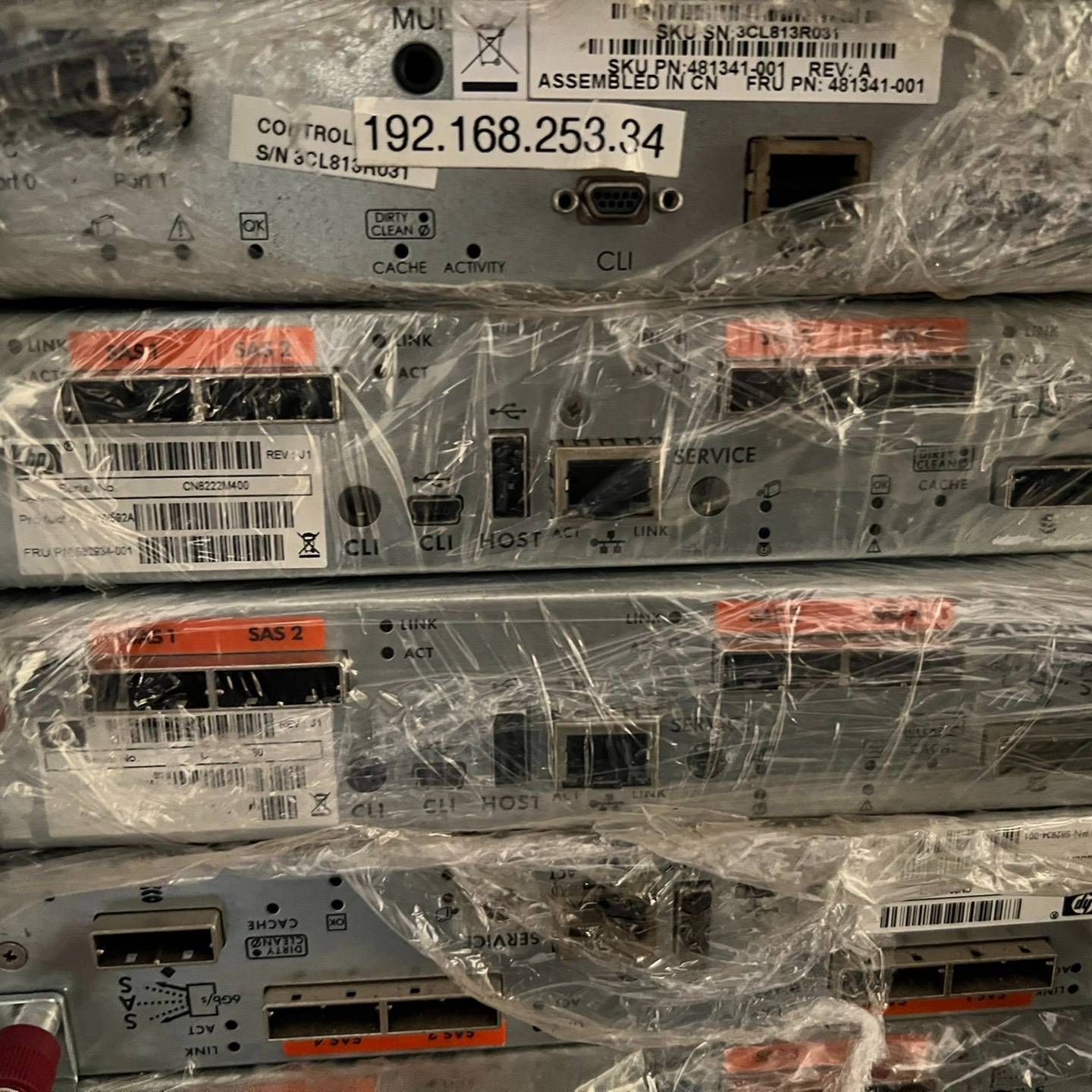 HP P2000G3  SAS控制器 AW592A 议价 也可为维修！！
