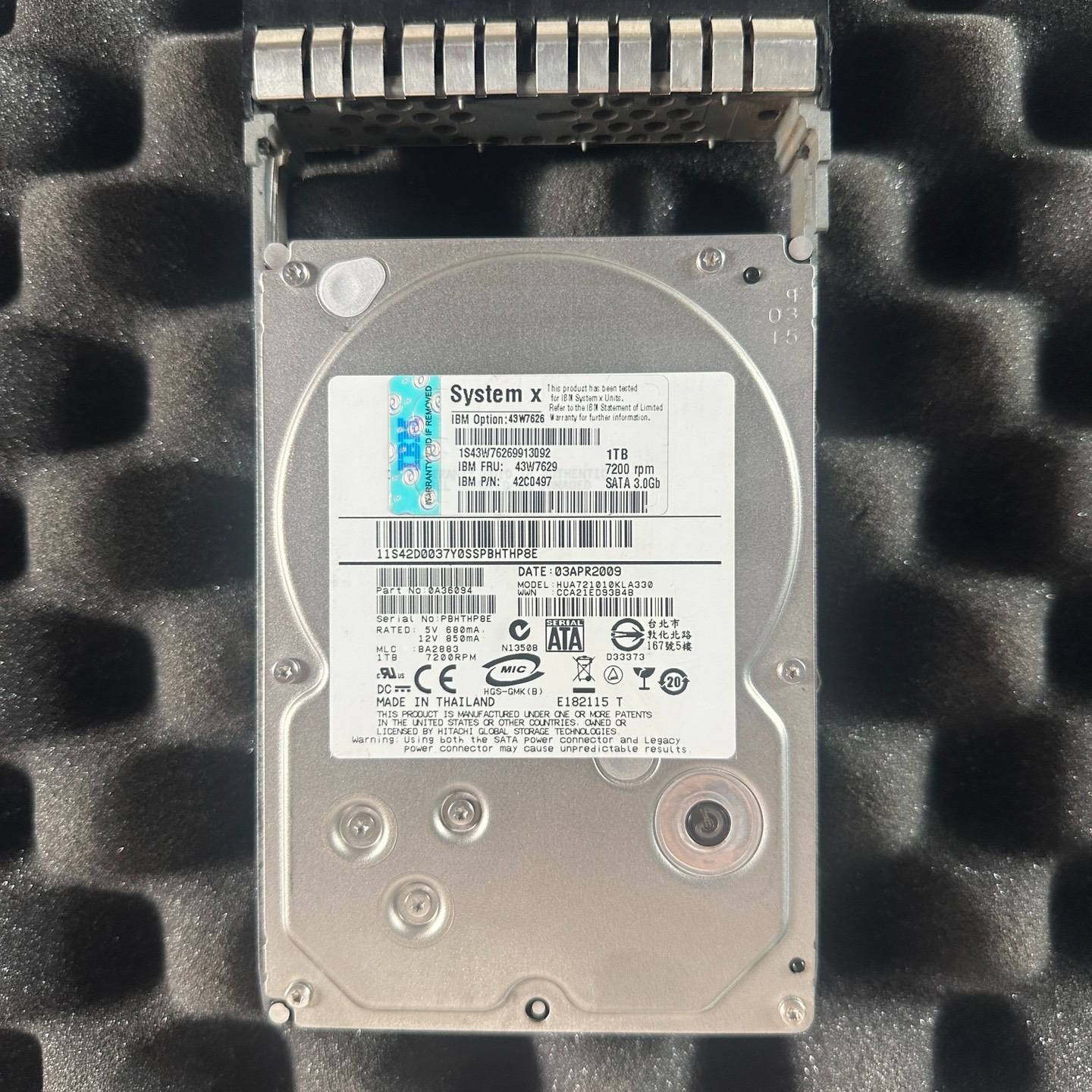 IBM 43W7626 43W7629 1TB 7.2K S议价 也可为维修!!