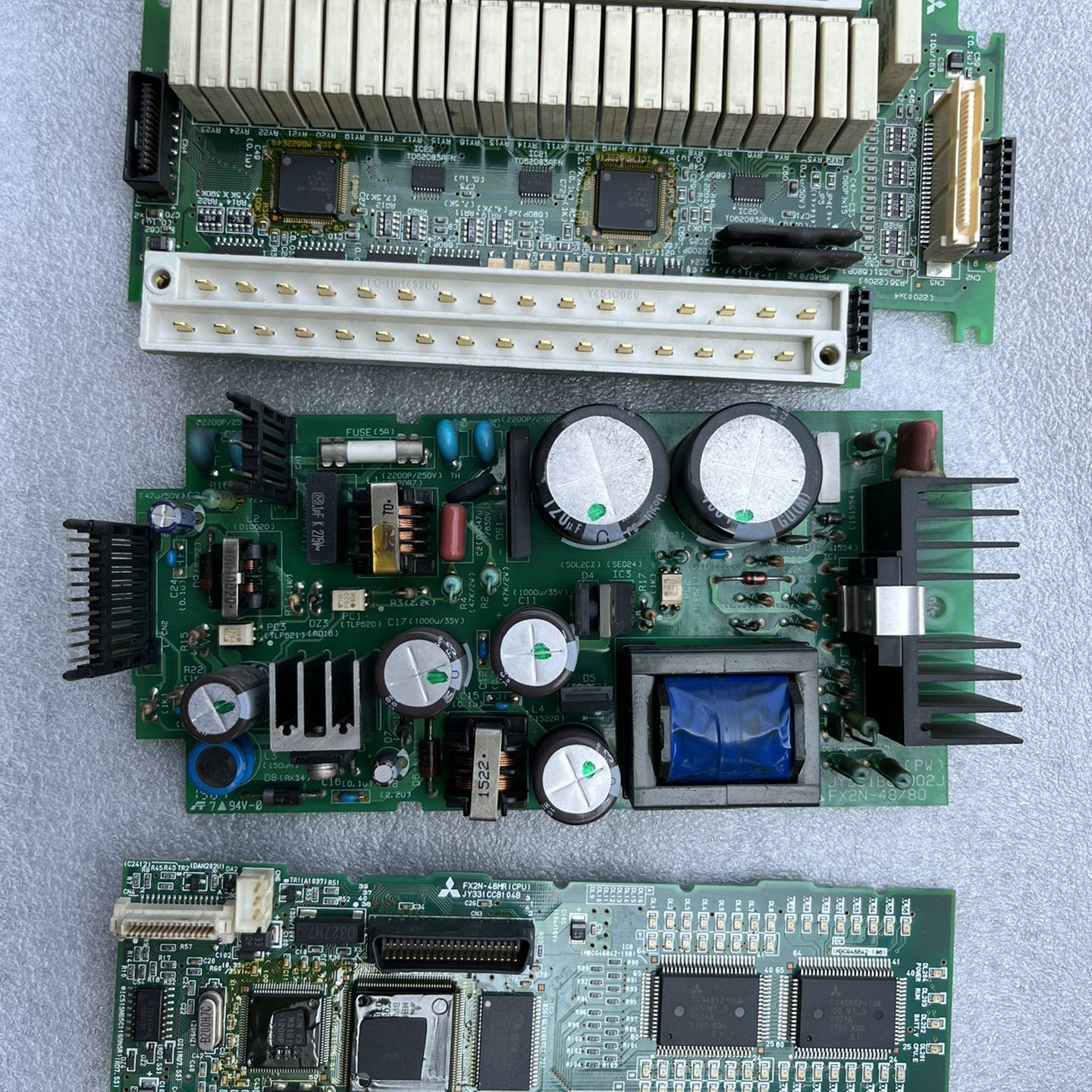 FX2N-48MR  IO中板  电源板议价 也可为维修!!