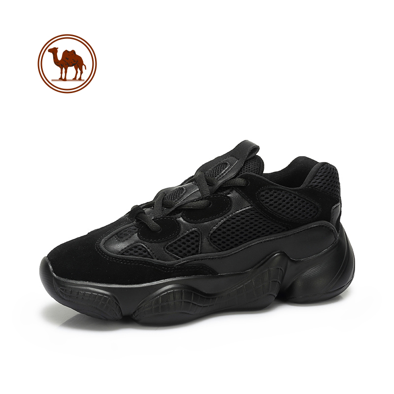 有型厚底 时尚复古 多材质拼接