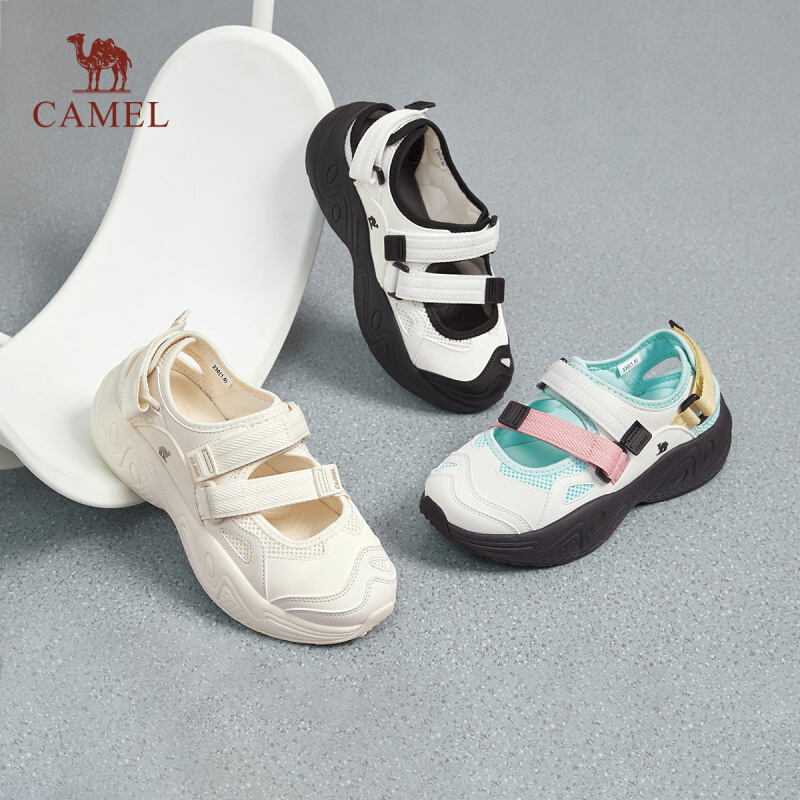 骆驼女鞋户外凉鞋休闲沙滩鞋