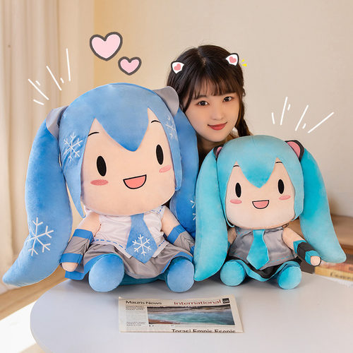 二次元动漫周边抱枕毛绒玩具初音fufu玩偶公仔女生礼物