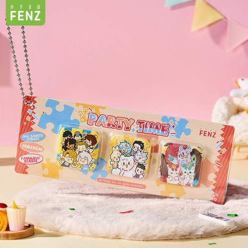 分子谷子派对时光马口铁徽章套装