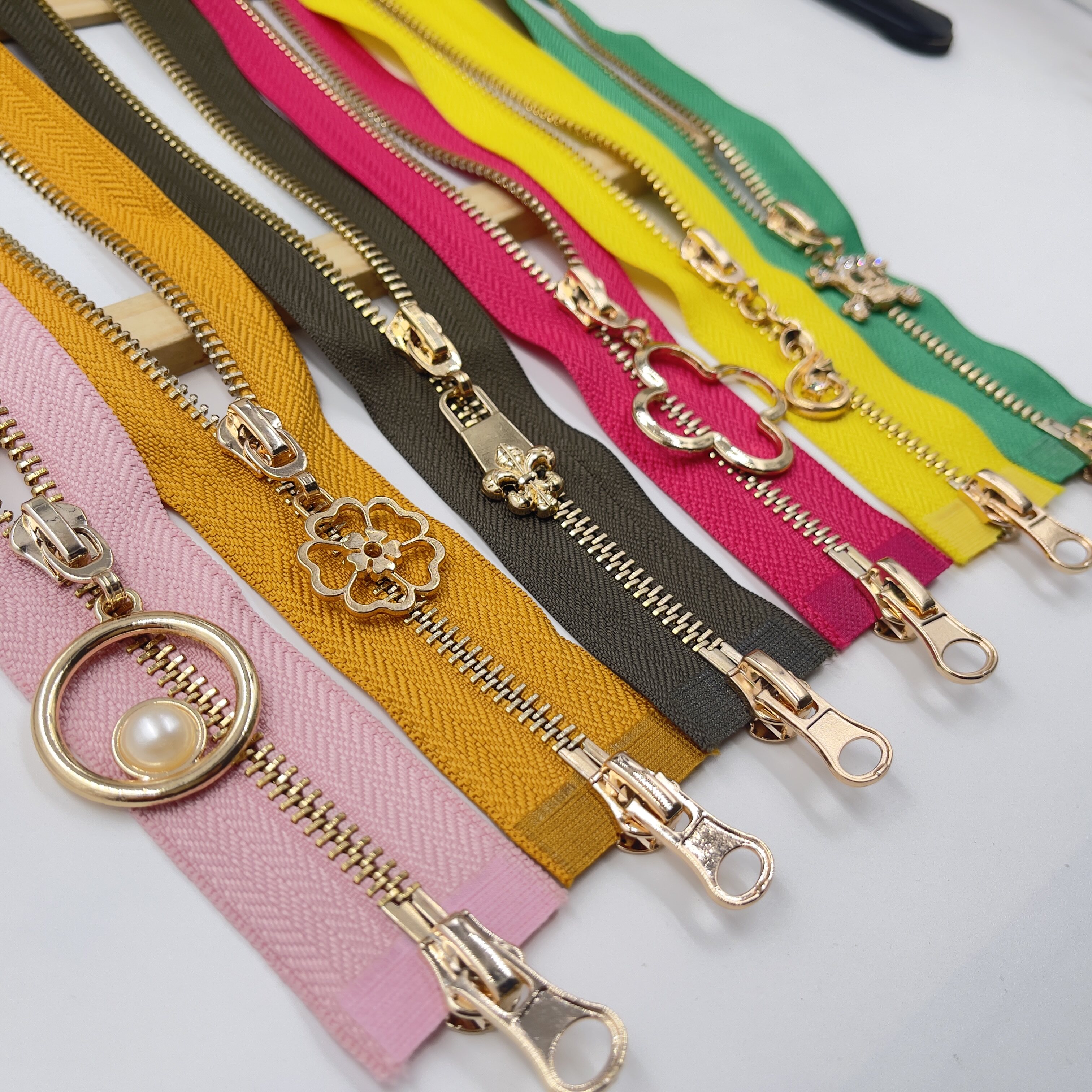 5号金属纯铜双开尾双头双向长款冬款羽绒服棉衣外套拉链配件包邮