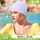 BE范德安泡泡硅胶帽男女通用高弹防水柔软加大舒适不勒头游泳装 备