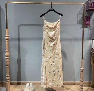 wong 2024秋款 国内专柜正品 MAXRIENY 高级定制连衣裙 代购 Sara