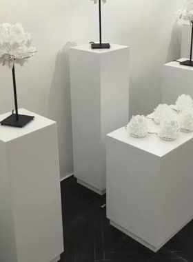 烤漆模型展台包包模特展示台白色烤漆展厅台子雕塑展台工艺品柜台