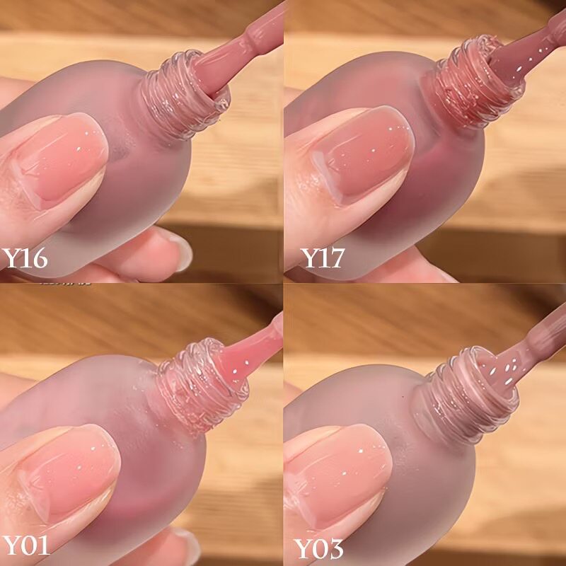 优曼兰秋季新款免烤百搭温柔裸肤色指甲油可撕拉亮晶晶显白月光粉