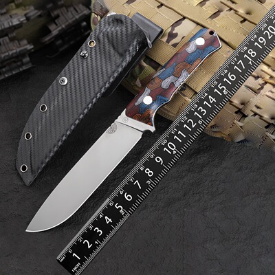 SKH-9高速钢户外猎直小刀