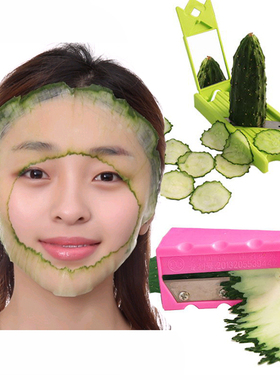 diy黄瓜削皮器卷笔刀面膜
