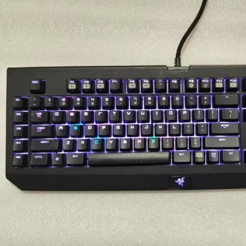Razer雷蛇黑寡妇幻彩RGB终极版有线双USB电竞游戏104配列键盘