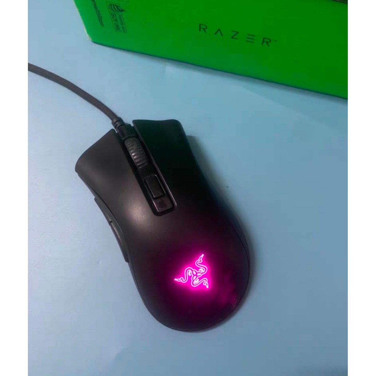 雷蛇Razer炼狱蝰蛇V2 Mini迷你版有线游戏小手电竞滑鼠标