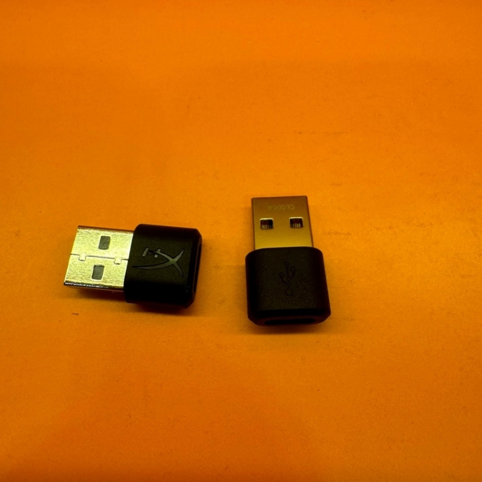 原装配件适用于HyperX 飓风3 耳机声卡接收器适配器USB转接头typc