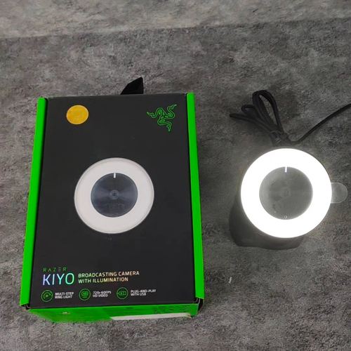 Razer雷蛇清姬专业版Pro美颜USB摄像头高清流程游戏直播补光灯