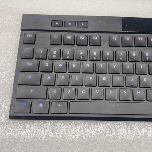 美商海盗船K100 AIR无线三模机械超薄触觉幻彩RGB电竞游戏键盘