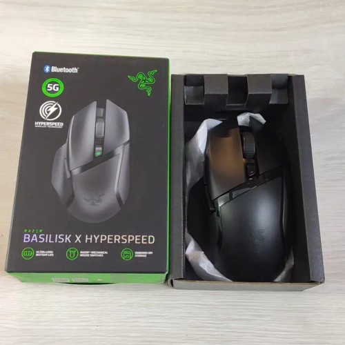 Razer雷蛇巴塞利斯X极速版无线蓝牙双模电池游戏电竞大手办公鼠标