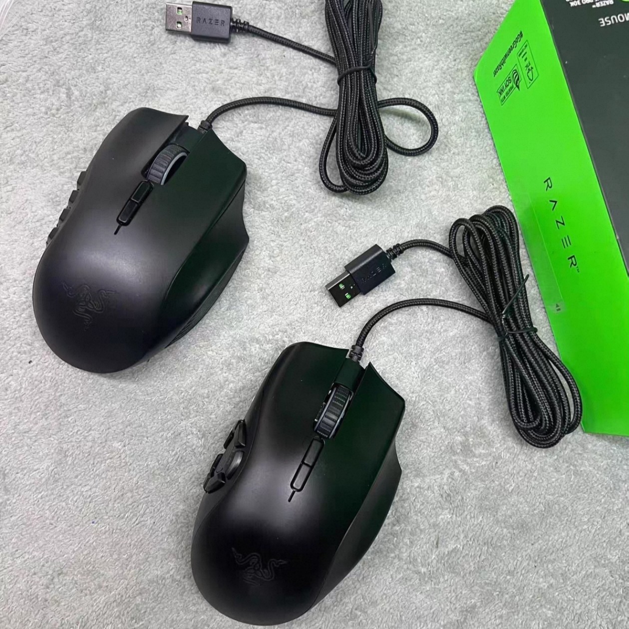 Razer雷蛇那伽梵蛇X经典进化版暴雪游戏魔兽世界多宏键有线鼠标