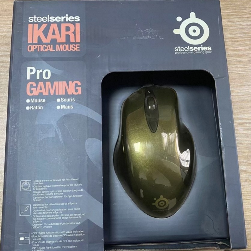 Steelseries赛睿 IKARI有线游戏电竞FPS绝版收藏国行大手CS鼠标
