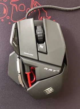madcatz美加狮rat3机械游戏电竞有线鼠标赛钛客人体工学重感滑鼠