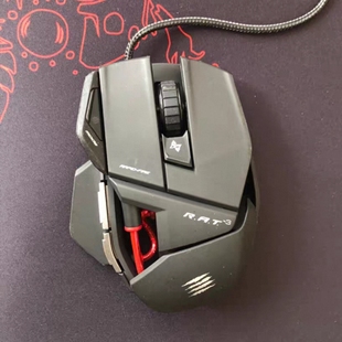 madcatz美加狮rat3机械游戏电竞有线鼠标赛钛客人体工学重感滑鼠